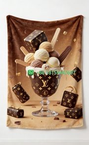 Louis Vuitton Throw Blankets